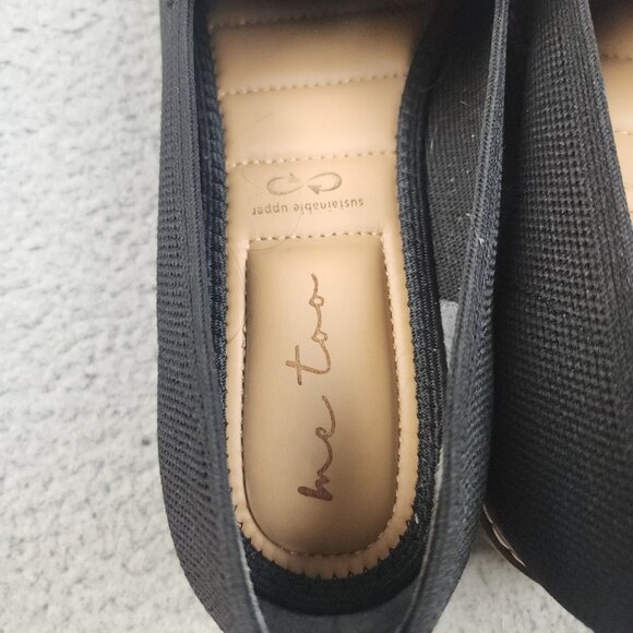 Me Too Women's Black Steampunk Penny Loafers Size 8.5M Comfort Slip On Shoes - Picture 7 of 13